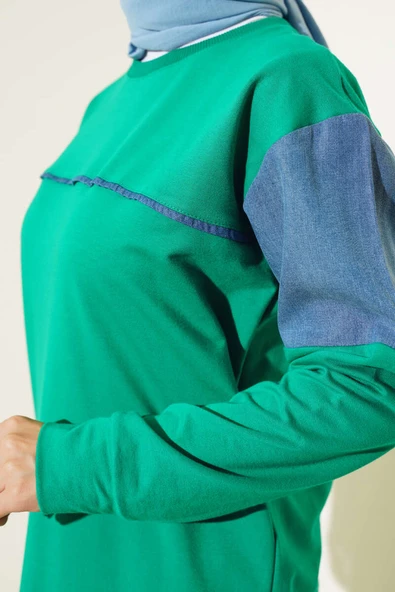 Kot Garnili Tunik İkili Takım Benetton - Resim 4