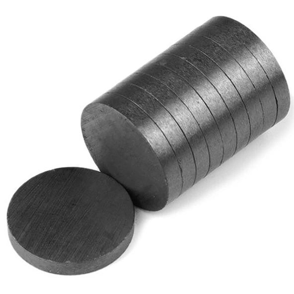 Yuvarlak Mıknatıs 16mm Magnet Manyetik Süs Mıknatısı -25 Adet