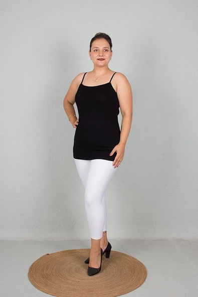 Büyük Beden Askılı Viskon Body - 12