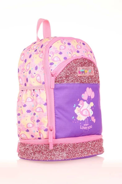 Kaukko Kids Anaokul Çantası Flamingo V6026 - 2