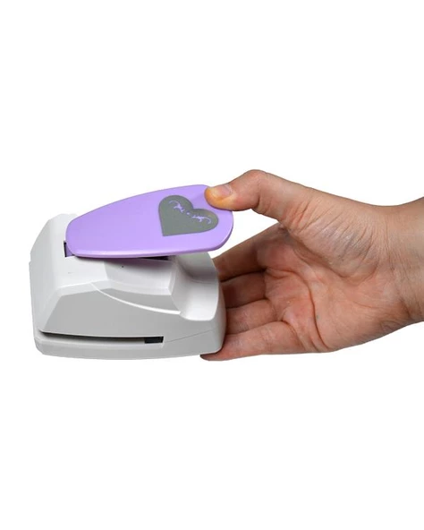 Kamei Çok Ayrıntılı Şekilli Delgeç Kalp 3.8 cm KM8915 - 3