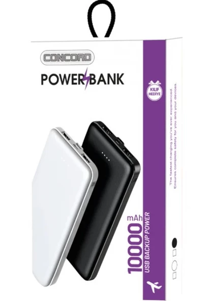 Concord C-114 10000 Mah Portable Charger Powerbank