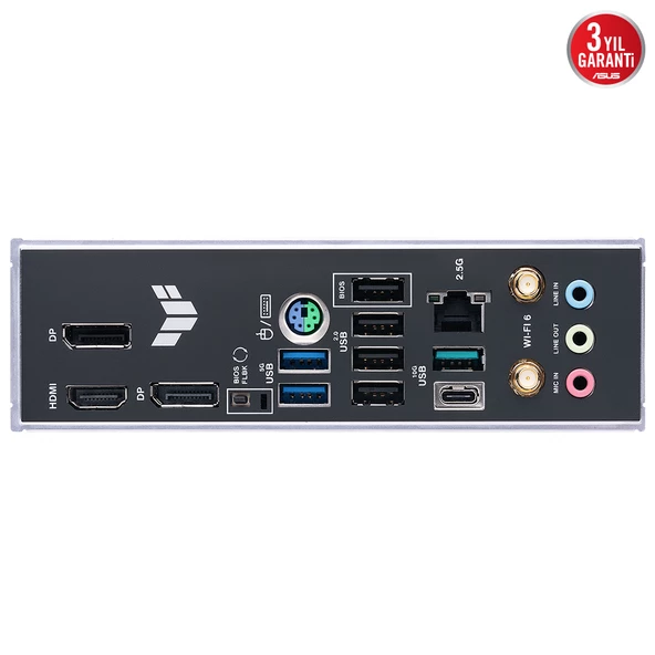 ASUS TUF GAMING B650-E WIFI DDR5 8000+(OC) DP HDMI ATX AM5 - Resim 9