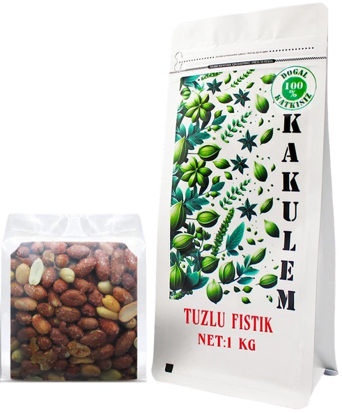 KAKULEM SERTİFİKALI Tuzlu Kavrulmuş Yer Fıstığı İçi 1 KG