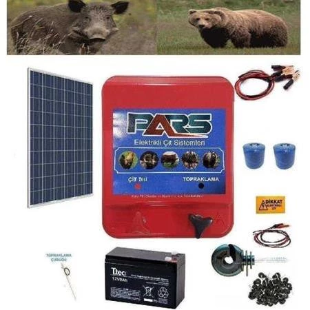 Pars Elektrikli Çit Ayı-Domuz Kovucu Eco Set 1000