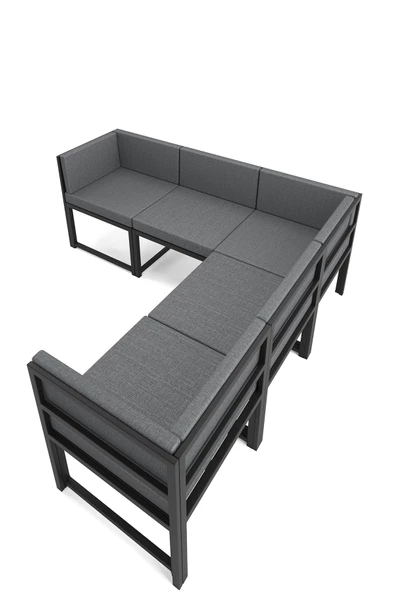 Wood House Doruk 5'li Köşe Takımı Gri (MUTFAK,BAHÇE,BALKON,OTURMA ODASI) - 4