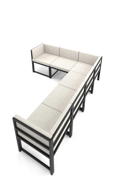 Wood House Parla 6'lı Köşe Koltuk Takımı Bej (MUTFAK,BAHÇE,BALKON,OTURMA ODASI) - 3