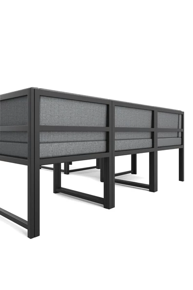 Wood House Doruk 5'li Köşe Takımı Gri (MUTFAK,BAHÇE,BALKON,OTURMA ODASI) - 5