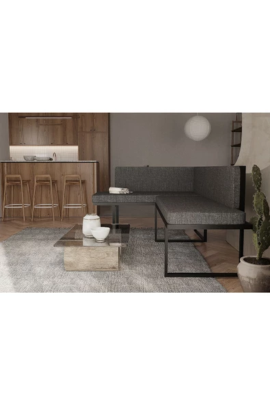 Wood House PAPATYA KÖŞE TAKIMI GRİ (MUTFAK,BAHÇE,BALKON,OTURMA ODASI) - 2