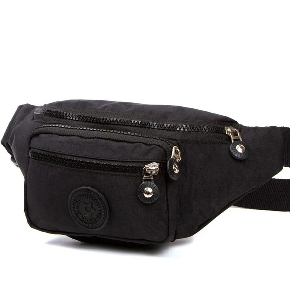 Lederax Çapraz Göğüs ve Bel Çantası Krinkıl Kumaş - 5