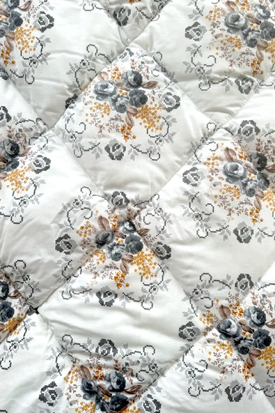 Alla Turca 4 Yastık Kılıflı Çift Taraflı Desenli Uyku Seti-Kanaviçe Antrasit - 8