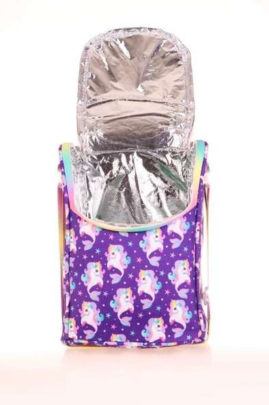 Kaukko Kids Beslenme Çantası Rubber Unicorn L7152 - 3
