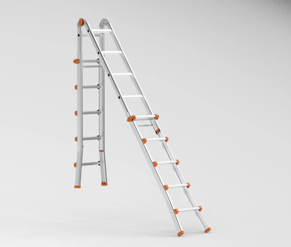 5+5 ANKA ÇOK AMAÇLI ALÜMİNYUM MERDİVEN - 4