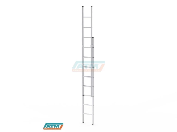 3*2=6 MT 80X25 İKİ PARÇALI SÜRGÜLÜ MERDİVEN - 2