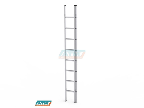 3*2=6 MT 65X25 İKİ PARÇALI SÜRGÜLÜ MERDİVEN