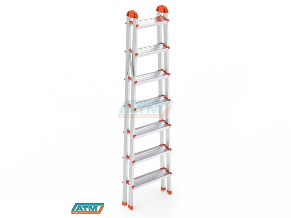 7+7 CLAS ALM ÇİFT ÇIKIŞLI MERDİVEN
