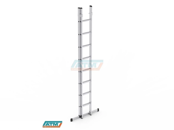 3*2=6+1=7 MT 65X25 İKİ PARÇALI A TİPİ SÜRGÜLÜ MERDİVEN