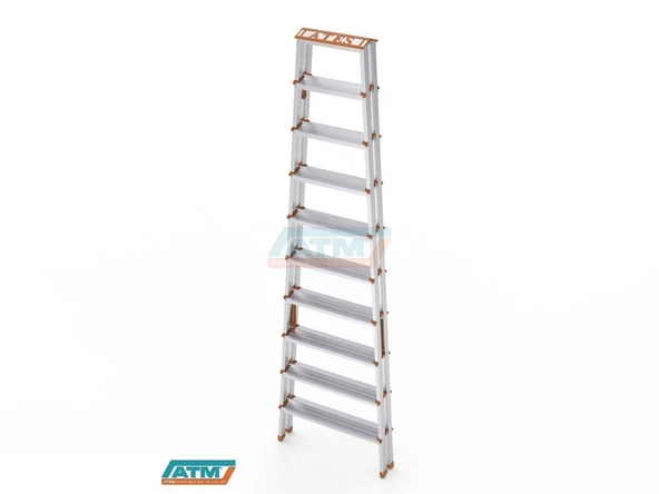 10+10 ALM.ÇİFT ÇIKIŞLI MERDİVEN ürün görseli