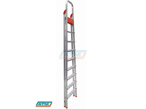 ALMERA 8+1 TEK ÇIKIŞLI ALUMİNYUM MERDİVEN ürün görseli