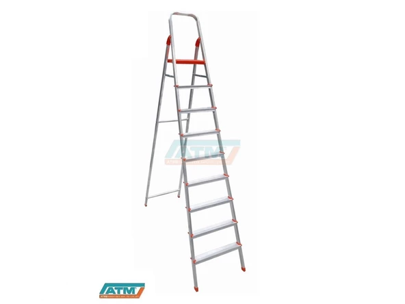 ALMERA 8+1 TEK ÇIKIŞLI ALUMİNYUM MERDİVEN - Resim 2