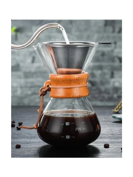 Glass In Love Glass In Love 400 ml Filtre Kahve Demliği - 3