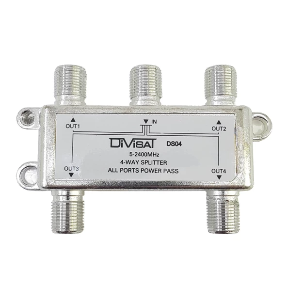 Divisat 1 Giriş 4 Çıkış 1/4 Splitter 5-2400 - 2