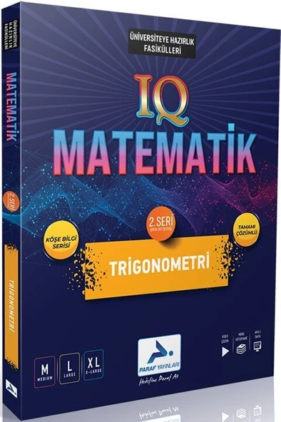 Paraf IQ Matematik 2. Seri Trigonometri Soru Kütüphanesi Paraf Yayınları