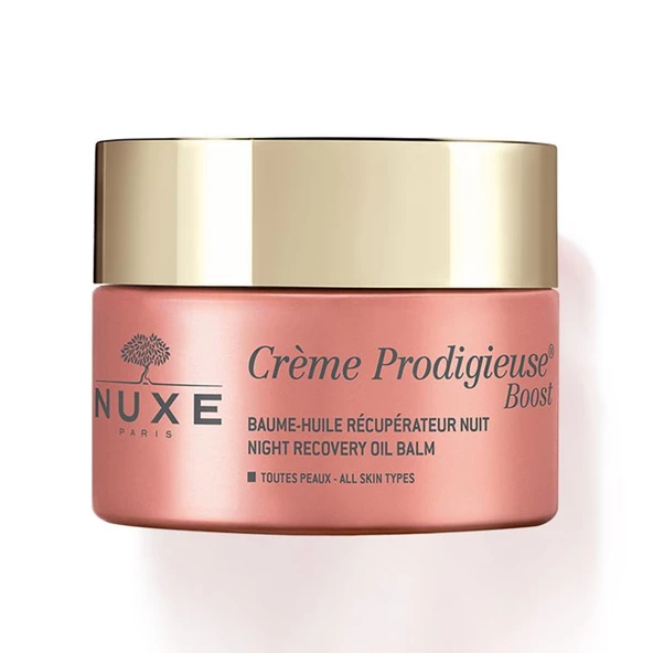 Nuxe Creme Prodigieuse Baume Huile Recuperateur Nuit Calendula ve Yasemin Çiçeği İçerikli Gece Balsamı 50 ml