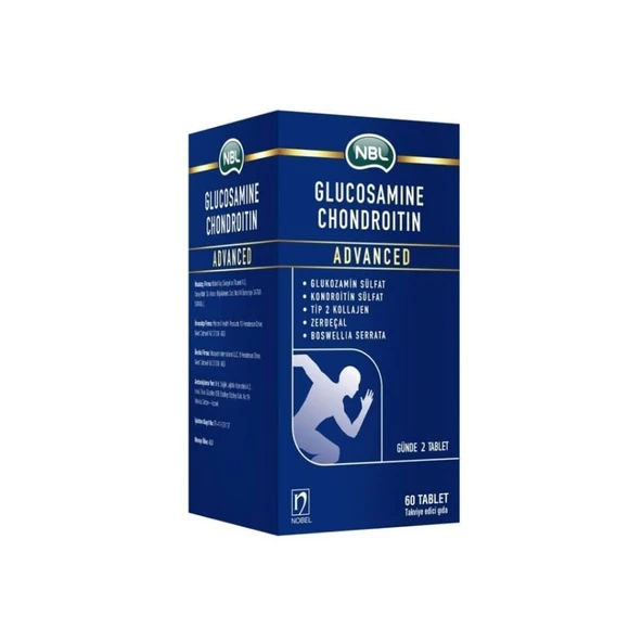 NBL Glucosamine Chondroitin Advanced 60 Tablet - SKT:03/2027 ürün görseli 1