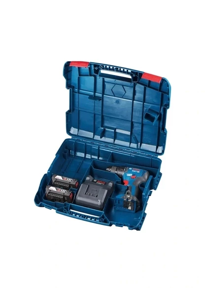 Bosch GSR 18V-50 2.0Ah Çift Akülü Delme Vidalama Makinesi - 06019H5000 - 3