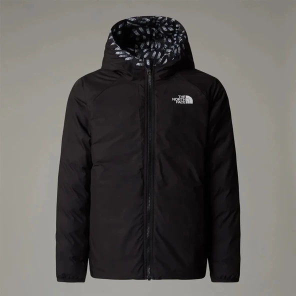 The North Face PERRITO Kapşonlu İki Tafaflı Kız Çocuk Ceket iNF0A88UE4EI1 - Resim 5