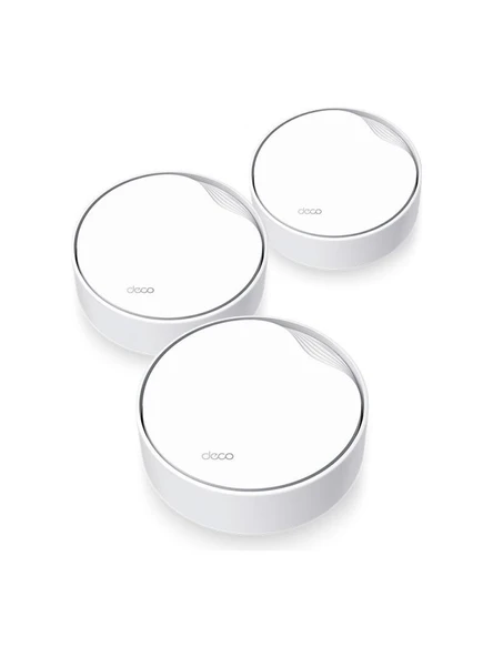TP-Link Deco X50-POE 3-Pack AX3000 Poe Destekli Tüm Ev Mesh Wi-Fi 6 Sistemi