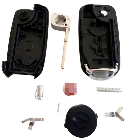 Fiat Egea Uyumlu Kumanda Kabı Anahtar Kabı Oto Anahtarlık Logolu 3 Tuşlu - Resim 3