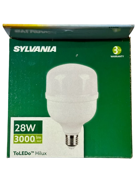 Sylvania 28W 6500K (Beyaz Işık) E27 Duylu Torch Ampul (8 Adet) - Resim 4