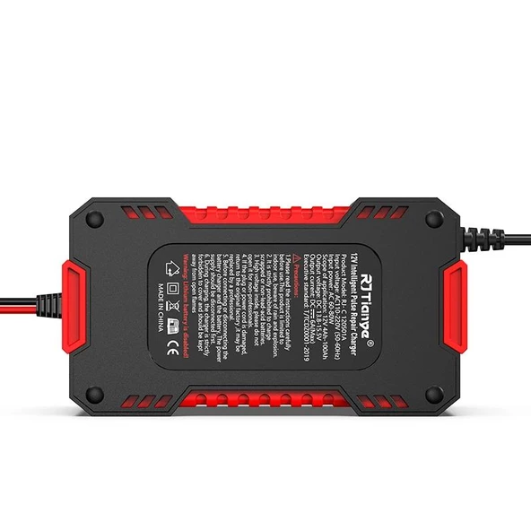 12v 6a Akıllı Araba Motosiklet Lcd Ekran Araç Akü Onarım Hızlı Şarj Cihazı Islak Kuru Jel Kurşunasit - 4