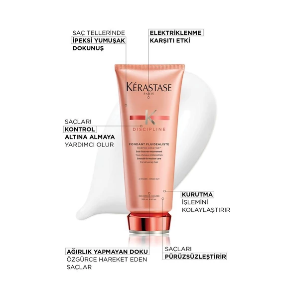 Kerastase Discipline Fondant Fluidealiste Elektrik Önleyici Krem 200 ml - 2