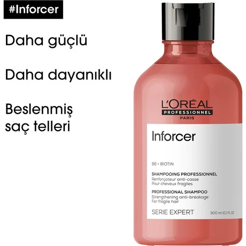 Loreal Professionnel Serie Expert Inforcer Kırılma Karşıtı Güçlendirici Şampuan 300 ml - Resim 5