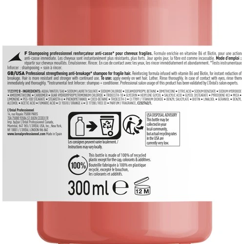 Loreal Professionnel Serie Expert Inforcer Kırılma Karşıtı Güçlendirici Şampuan 300 ml - Resim 3