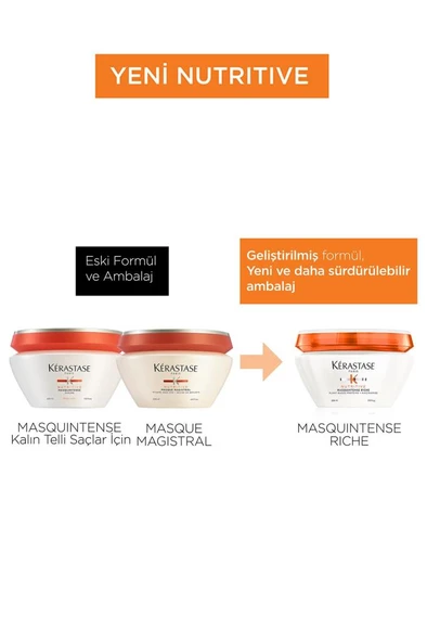 Kerastase Nutritive Nutritive Masquintense Riche Derin Besleme Sağlayan Yoğun Saç Maskesi 200 Ml 200 - 4