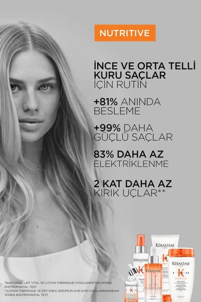 Kerastase Nutritive Nutritive Lait Vital Kuru Saçlar Için Saç Kremi 200ml - 5