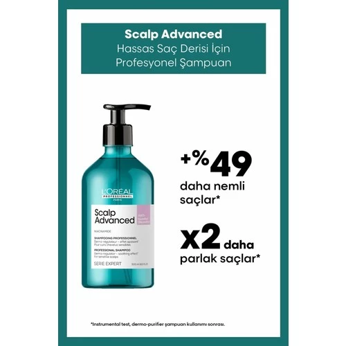 L'Oréal Professionnel Serie Expert Scalp Advanced Hassas Saç Derisi Için Profesyonel Şampuan 500 ml - 4