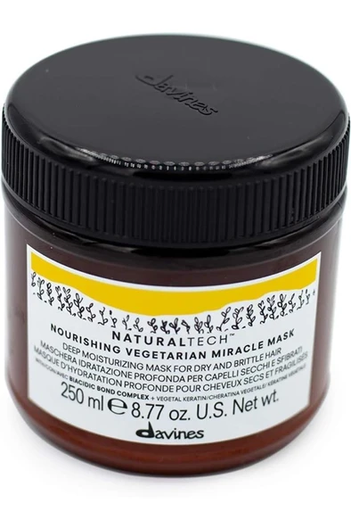 Naturaltech™ Nourishing Vegetarian Miracle Mask Saç Maskesi 250ml 8004608269151. - Resim 2