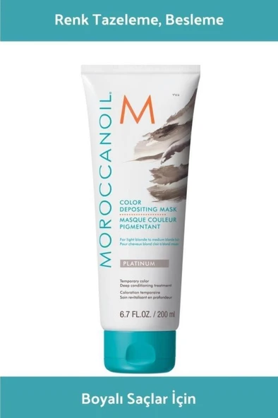 Moroccan Miracle -Color Deposit Mask Platinum 200ml - 5