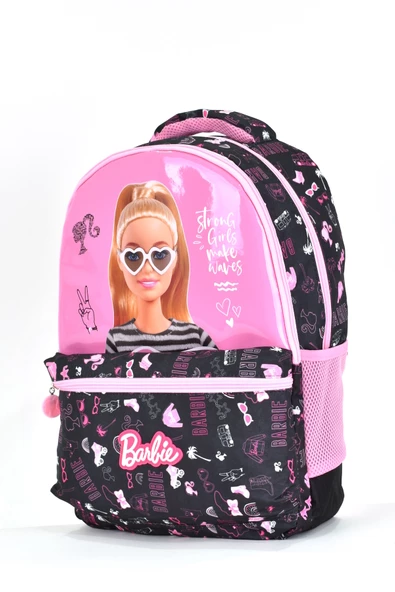 Barbie Kız Çocuk Çok Gözlü Okul Sırt Çantası Pembe 2701 - 3