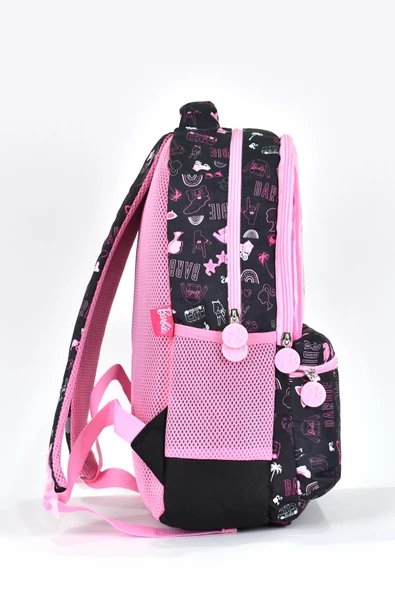 Barbie Kız Çocuk Çok Gözlü Okul Sırt Çantası Pembe 2701 - 4