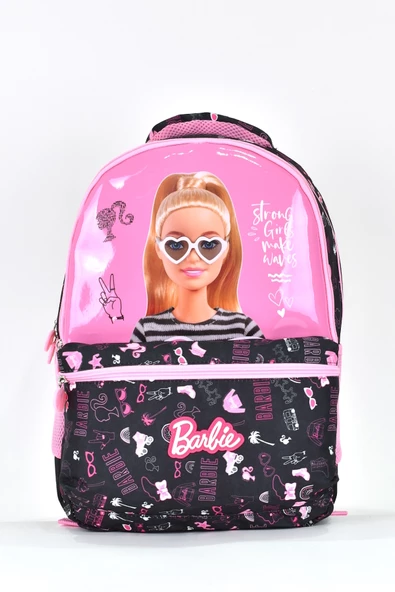 Barbie Kız Çocuk Çok Gözlü Okul Sırt Çantası Pembe 2701