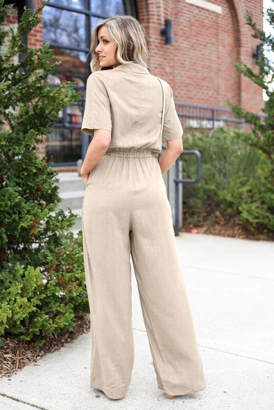 Keten Günlük Tulum ürün görseli 1