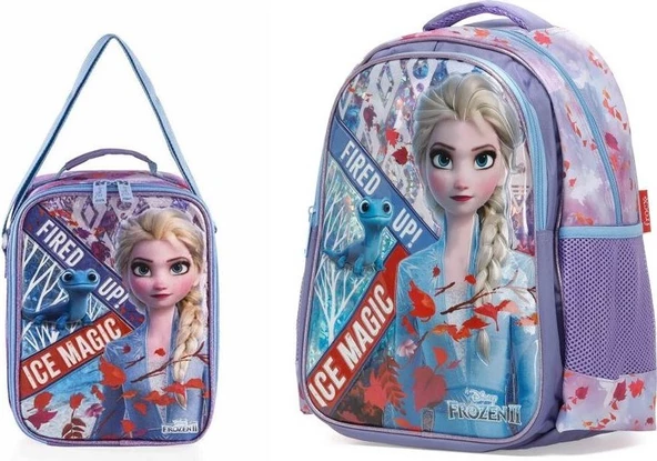 Frocx Frozen Salto Ice Magic Ilkokul Çanta Seti- Ikili Set