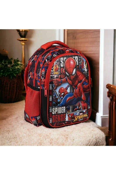 Spiderman Spider Sense Okul Çantası ve Beslenme Çantası