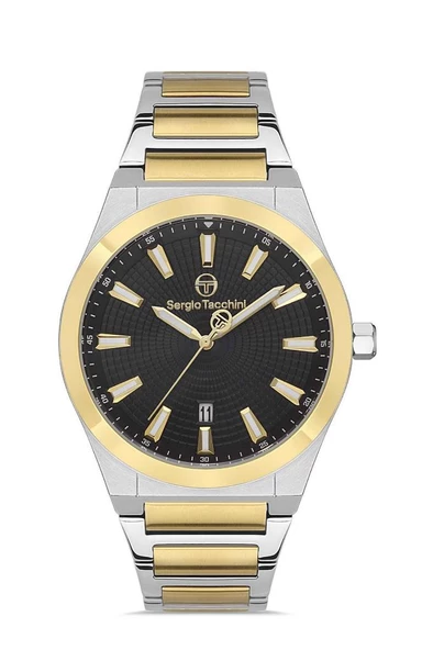 Sergio Tacchini ST.1.10322.4 Çelik Kordonlu Suya Dayanıklı Metalik Renk Erkek Kol Saati